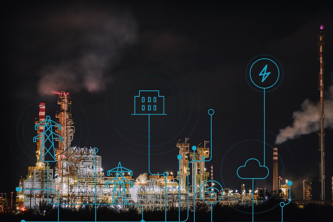 Smart industrial facility with connected energy systems and IoT overlay